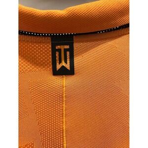 Nike Tiger Woods TW Collection Golf Polo Shirt Orange Dri-FIT Mens Large L